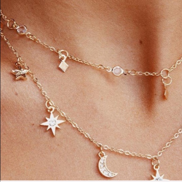 ✨Brand New “Midnight Love” Layered  Necklace - Picture 2 of 4